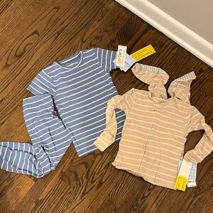 Striped Pajama Set and Sleeper